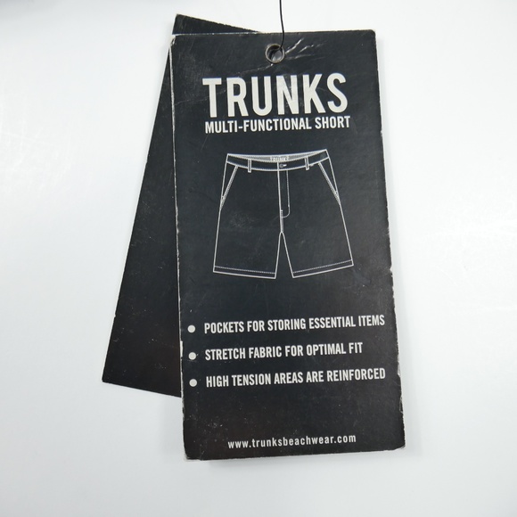Trunks Hybrid Stretch Walk Water Board Shorts Quick Dry Men's Size 36 New - Picture 3 of 7